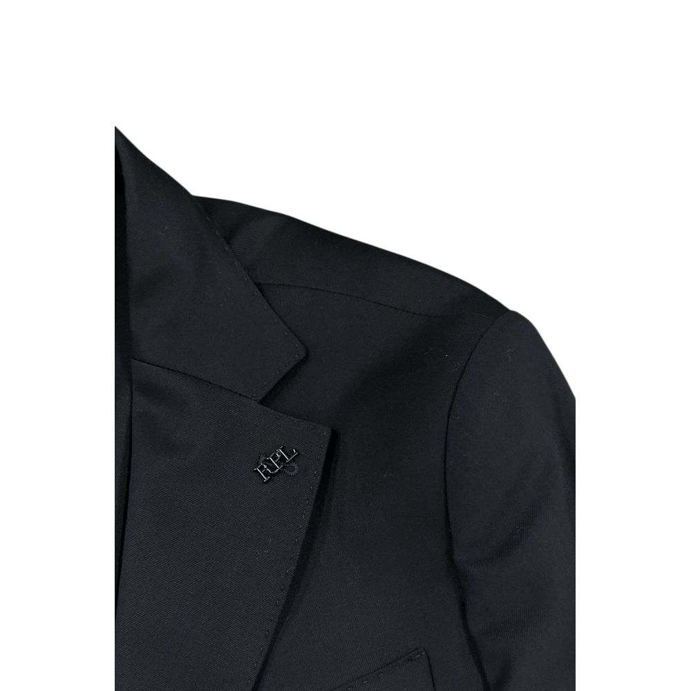 Roberto Pepe Luxury Blaue Herrenjacke aus Viskose