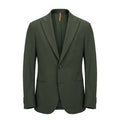 Roberto Pepe Luxury Grüne Herrenjacke aus Viskose