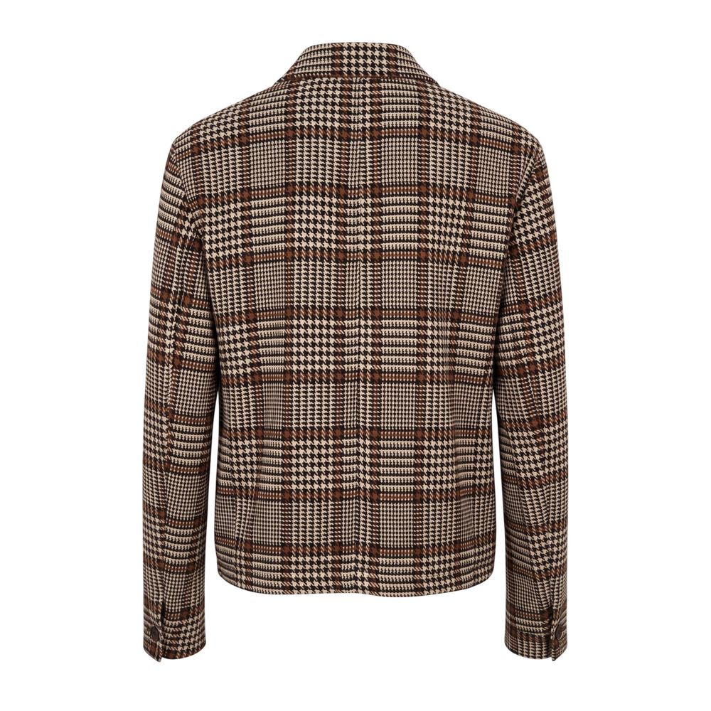 Roberto Pepe Luxury Schwarze Viskose Herrenjacke