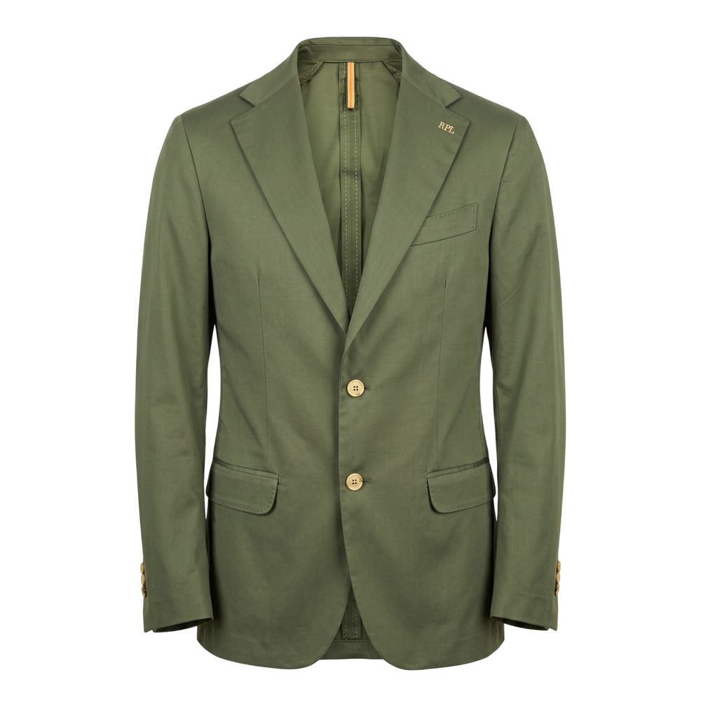 Roberto Pepe Luxury Grüne Baumwolljacke für Herren