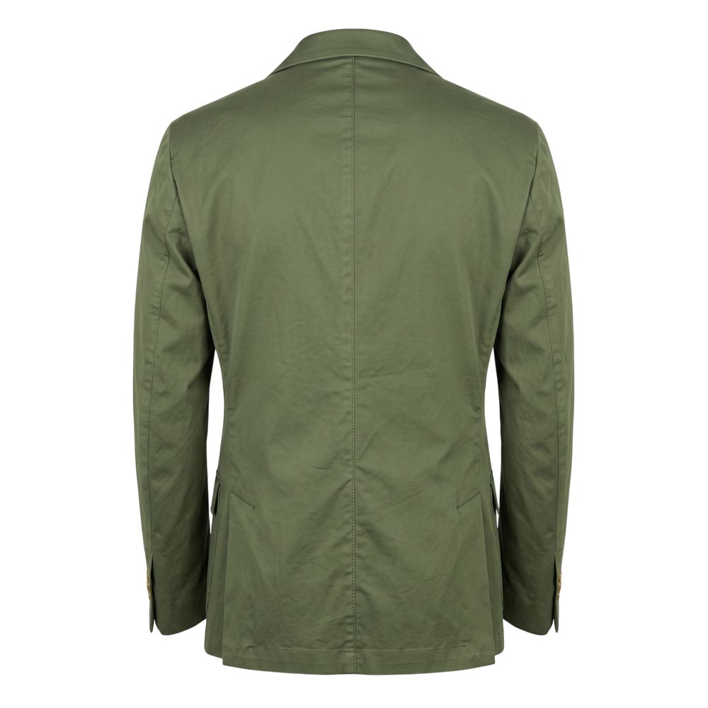 Roberto Pepe Luxury Grüne Baumwolljacke für Herren