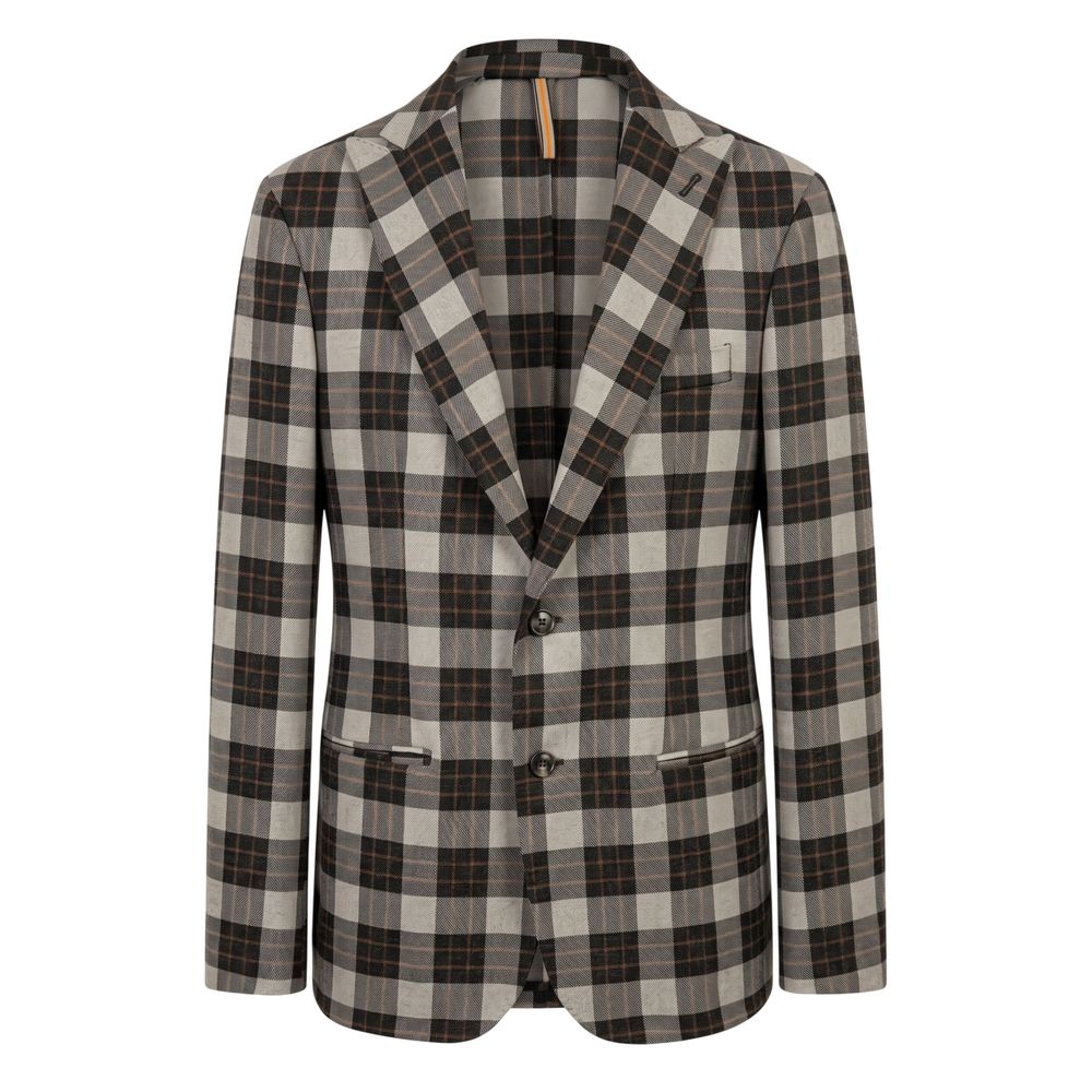 Roberto Pepe Luxury Grüne Viskose Herrenjacke