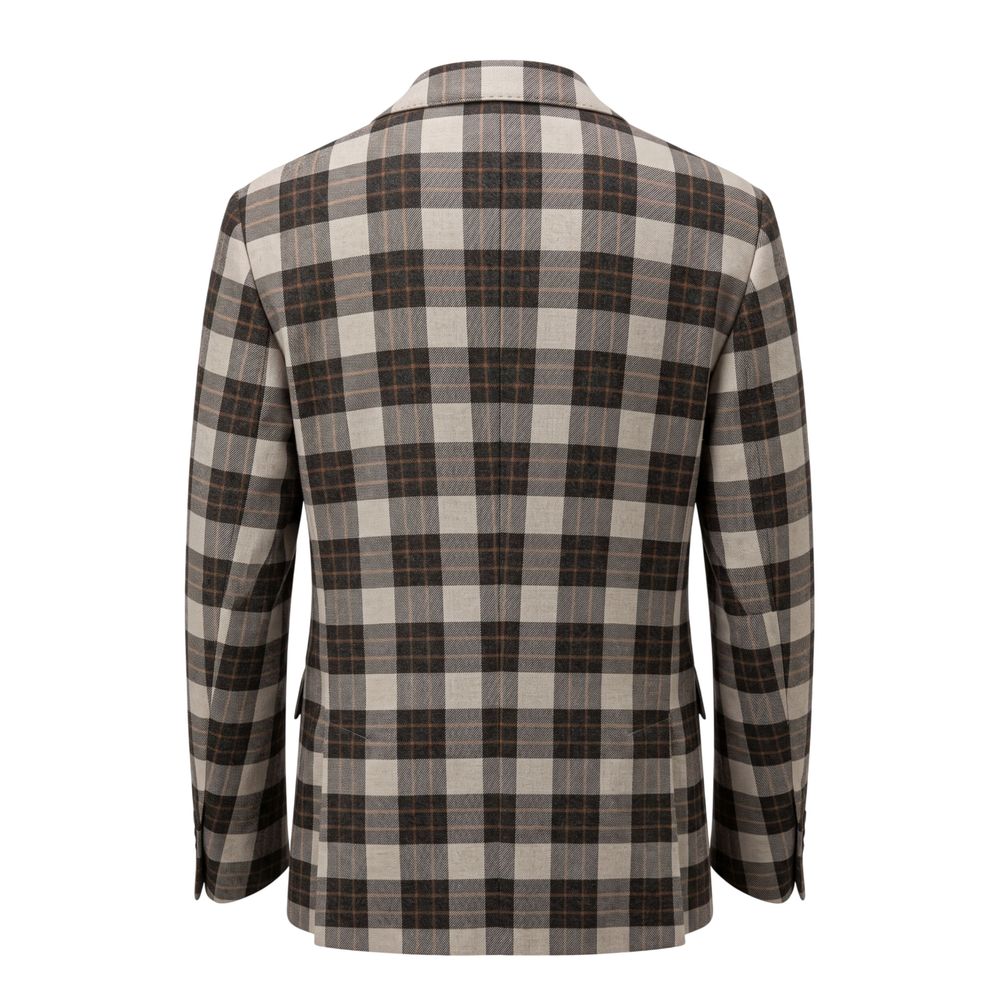 Roberto Pepe Luxury Grüne Viskose Herrenjacke