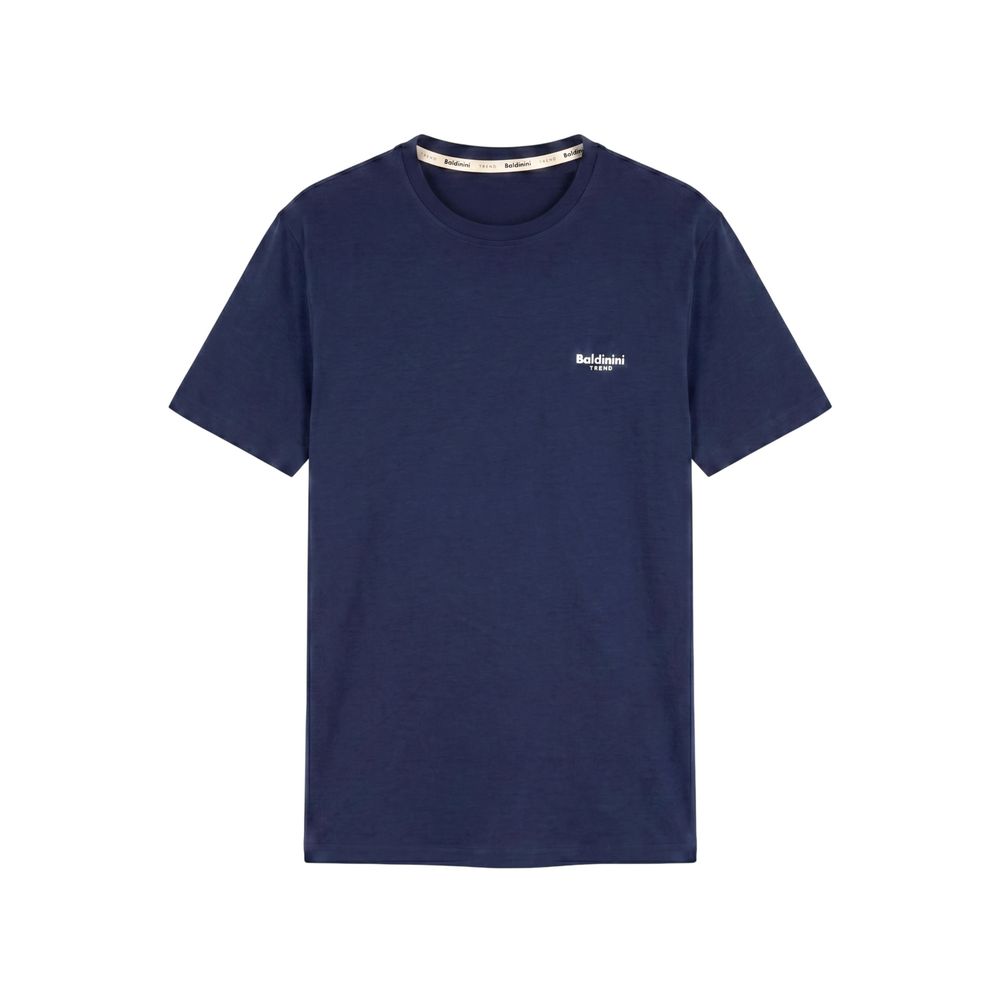 Baldinini Trend Blu Baumwoll-T-Shirt für Herren