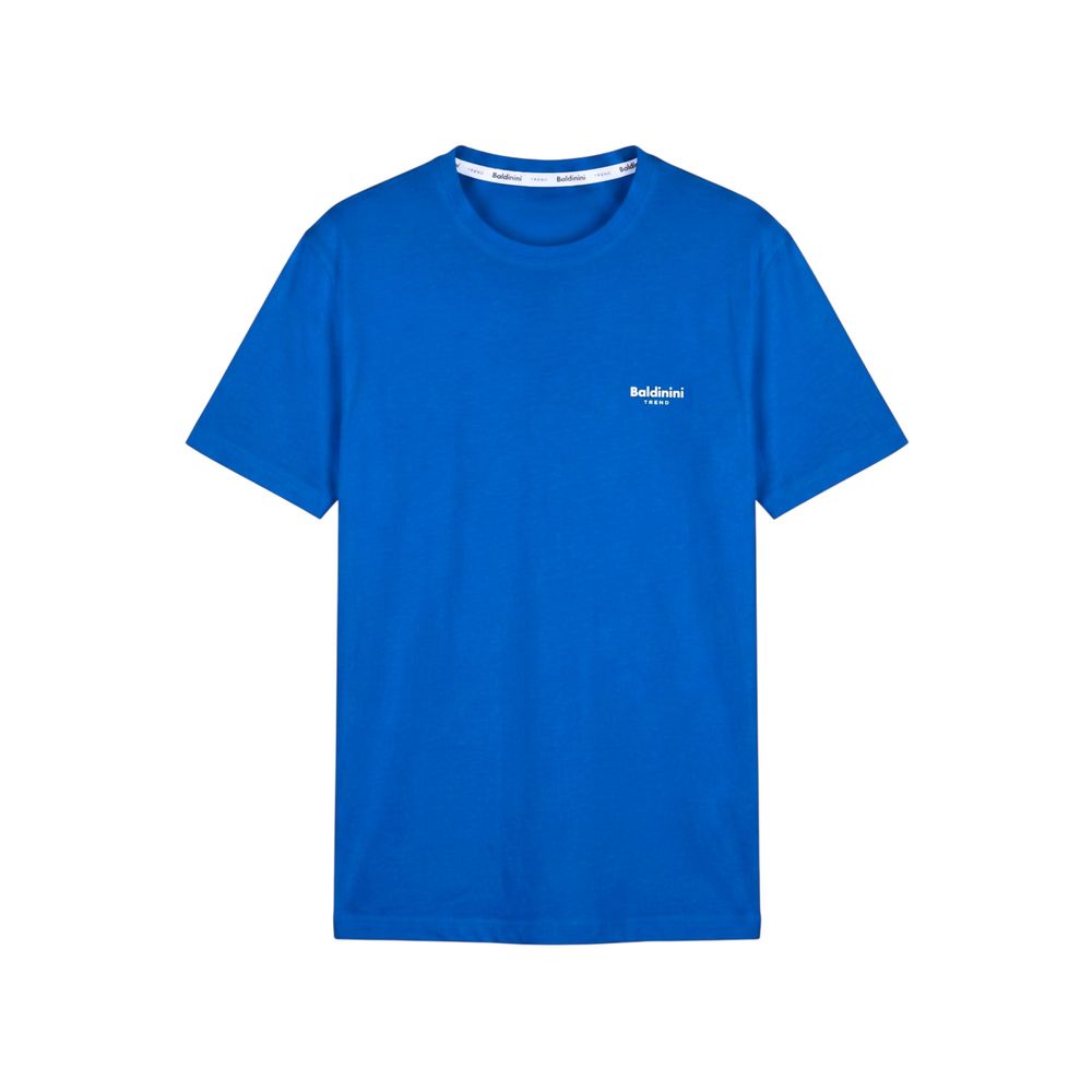 Baldinini Trend Blu Baumwoll-T-Shirt für Herren