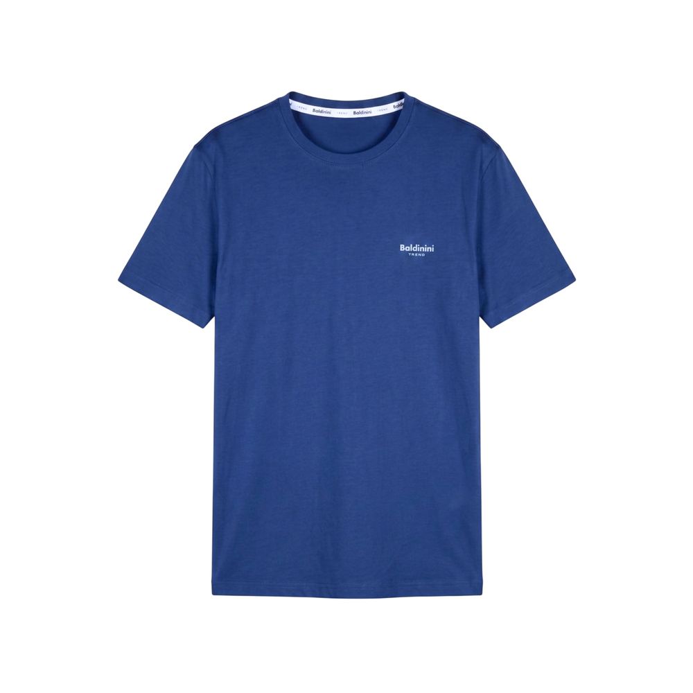 Baldinini Trend Blu Baumwoll-T-Shirt für Herren