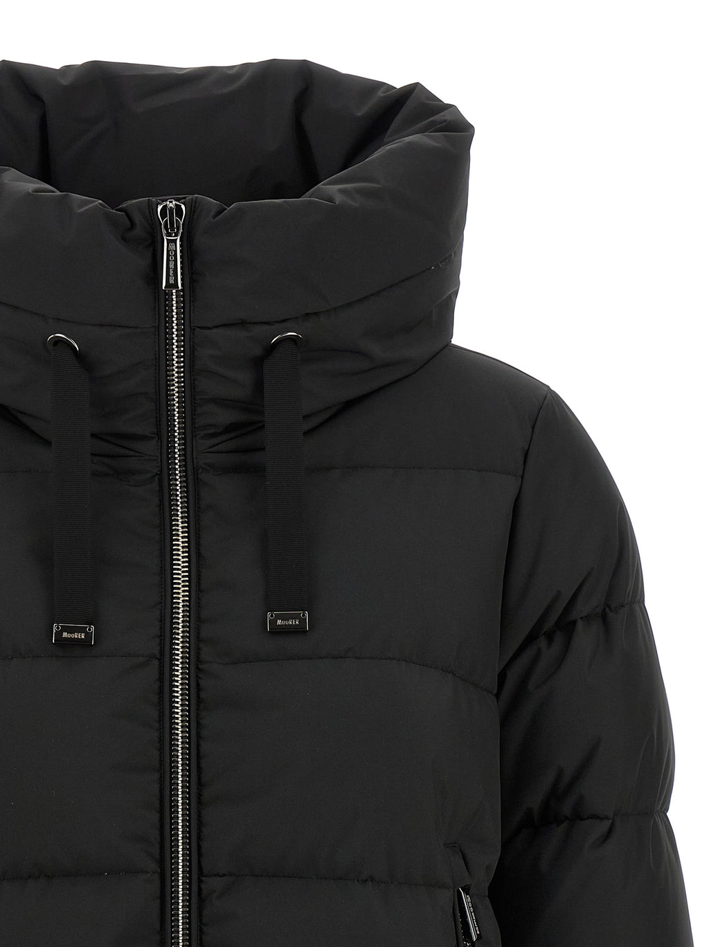 MooRER Schwarze Polyester-Jacke