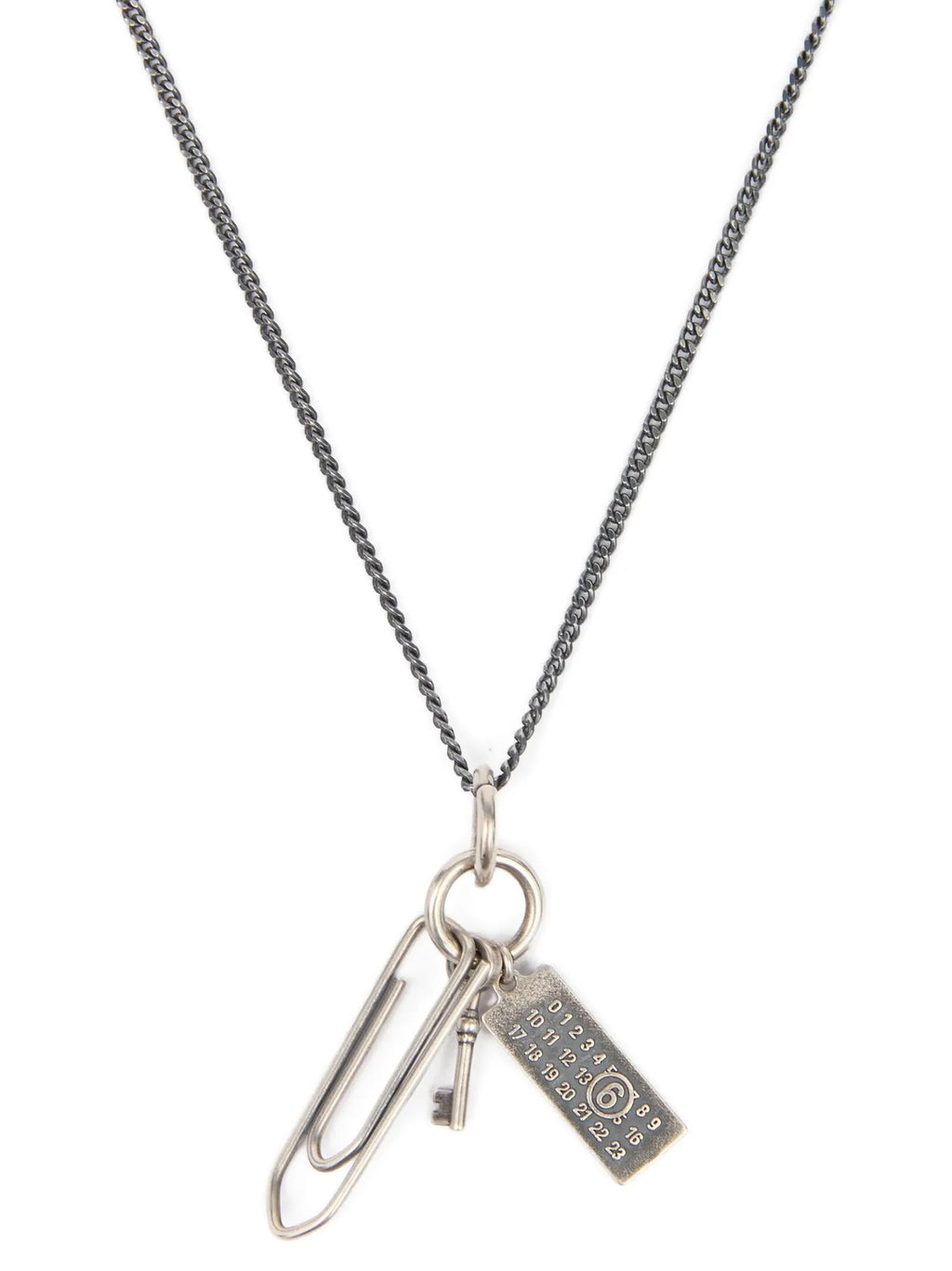 MM6 Maison Margiela Halskette aus Silbermessing