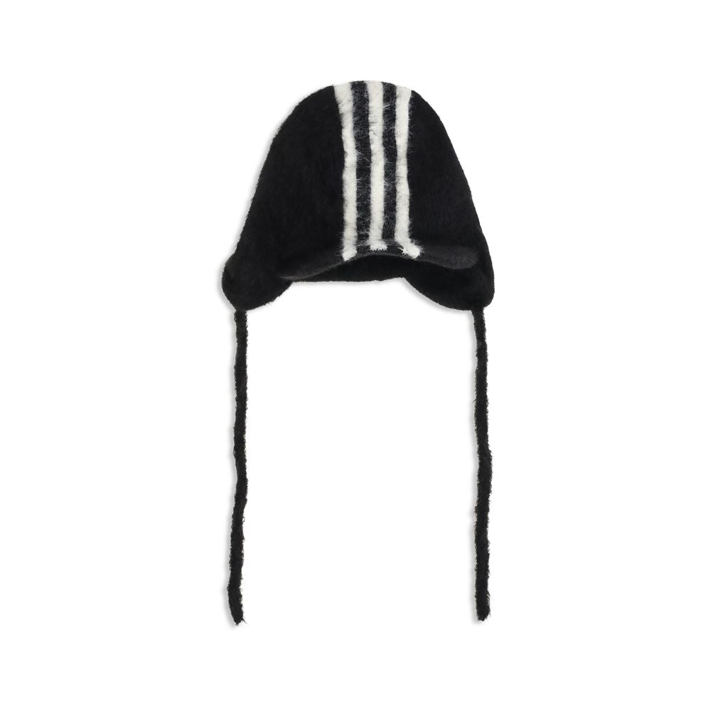 Y-3 Schwarze Polyamid-Mütze