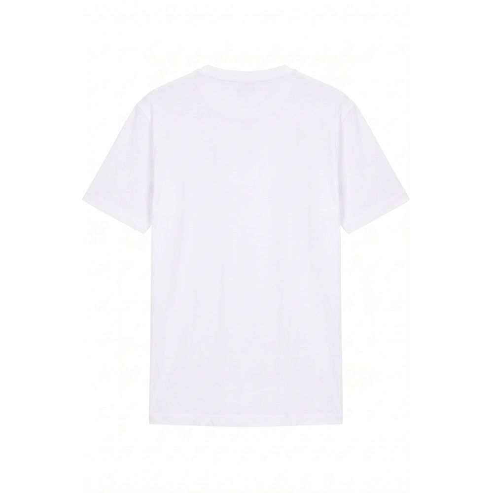 Baldinini Trend Weißes Baumwoll-T-Shirt für Herren