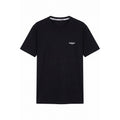 Baldinini Trend Schwarzes Baumwoll-T-Shirt für Herren