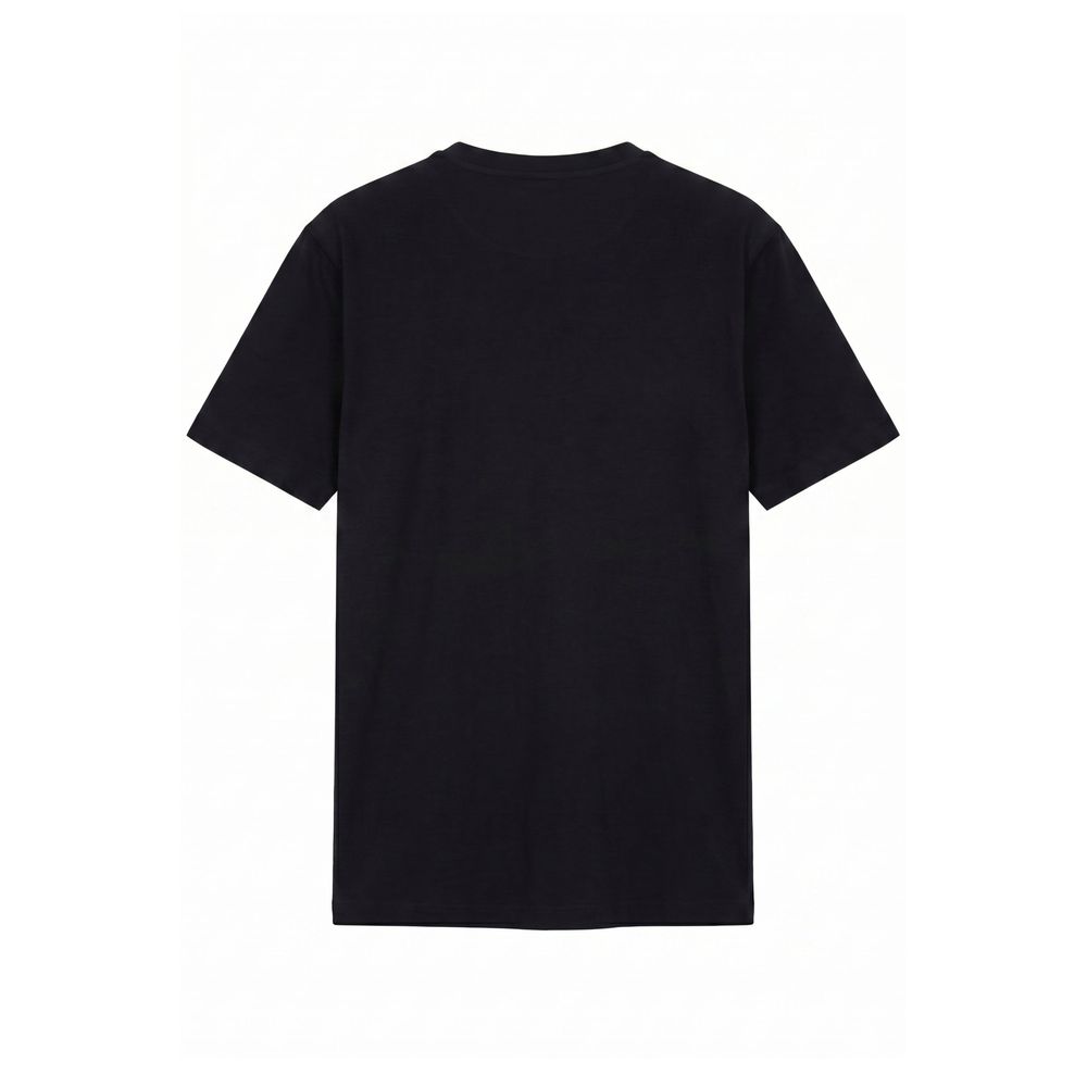 Baldinini Trend Schwarzes Baumwoll-T-Shirt für Herren