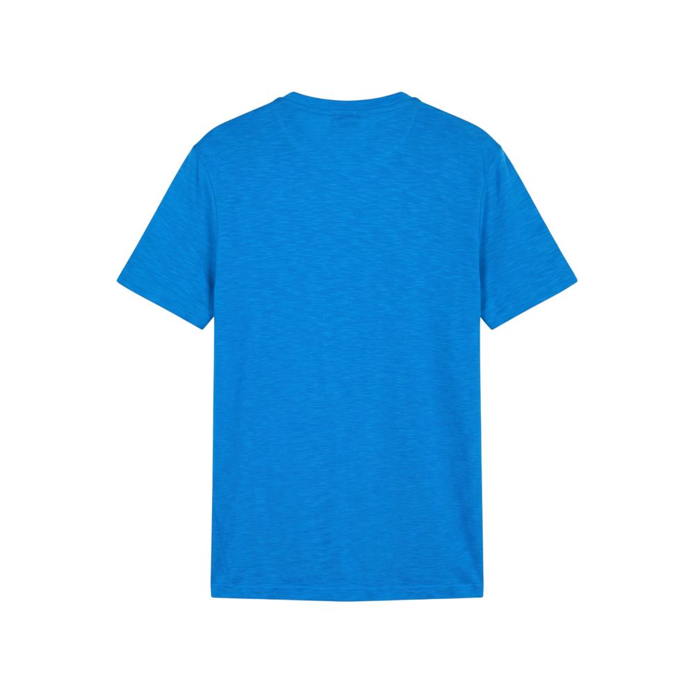 Baldinini Trend Hellblaues Baumwoll-T-Shirt für Herren