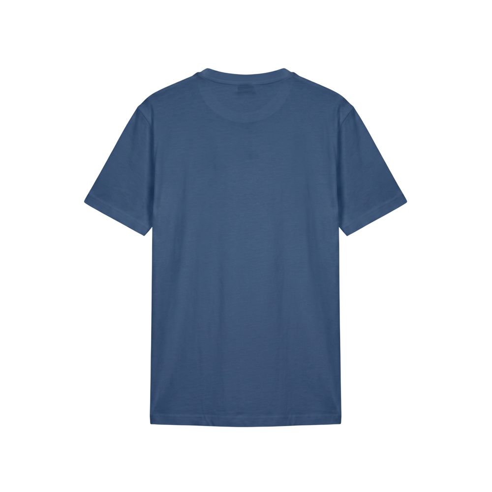 Baldinini Trend Blaues Baumwoll-T-Shirt für Herren