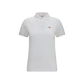 Maison Kitsuné Weißes Poloshirt aus Baumwolle