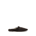 Brunello Cucinelli Ballerinas aus braunem Fell