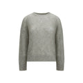 Brunello Cucinelli Graues Sweatshirt aus Leinen