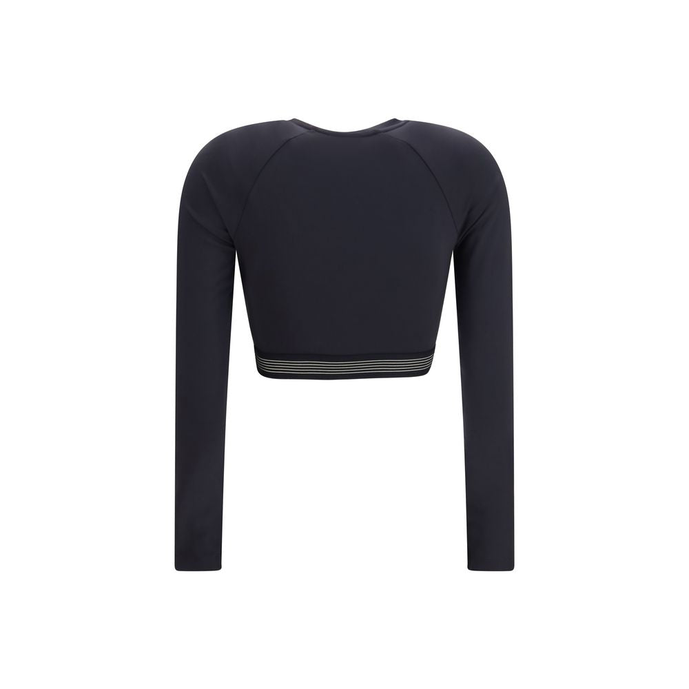 New Balance Schwarzer Pullover aus recyceltem Polyester
