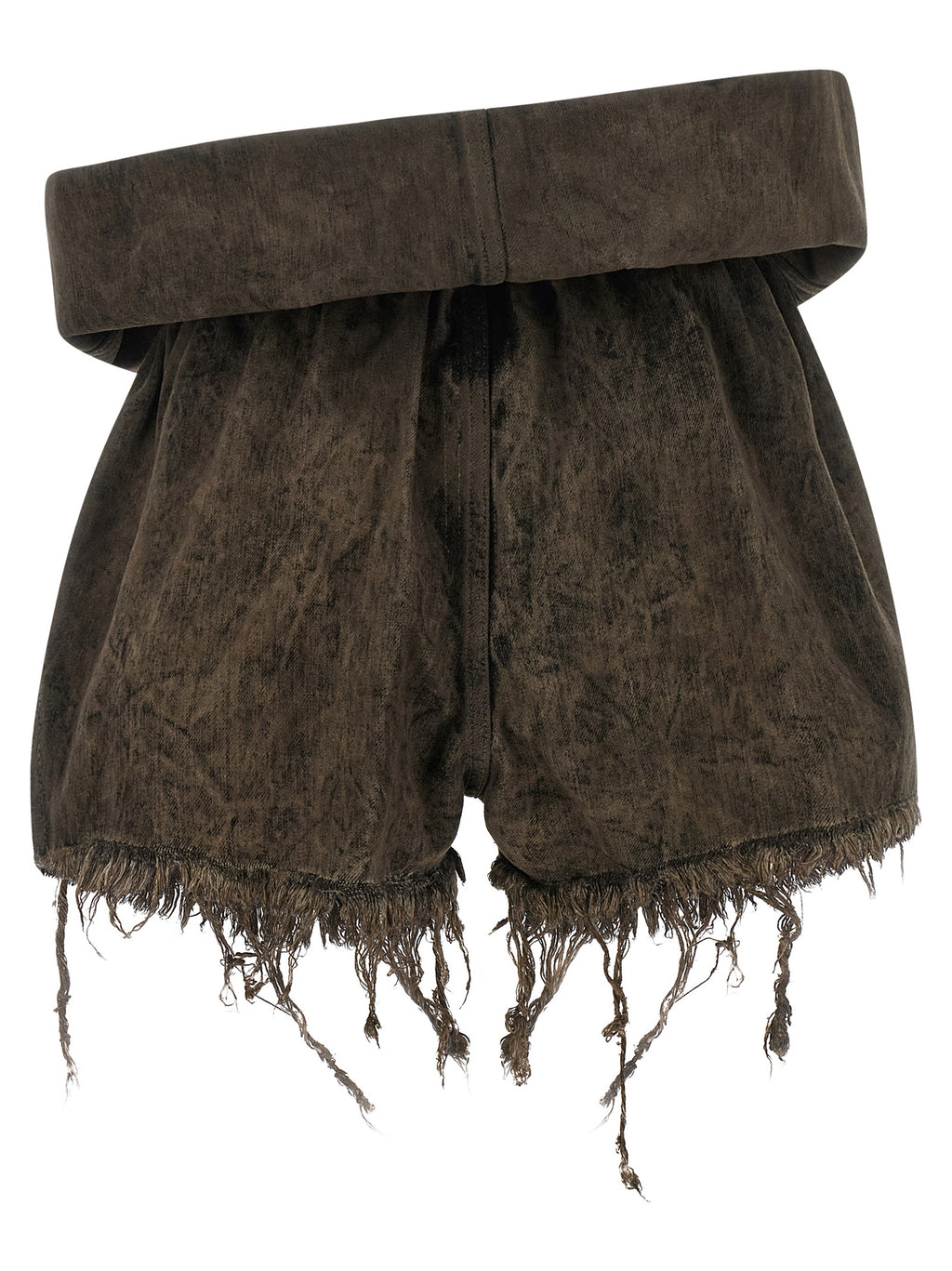 Rick Owens Graue Cargoshorts aus Baumwolle