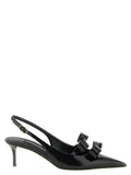 Dolce & Gabbana Schwarze Pumps aus Kalbsleder mit mittlerem Absatz