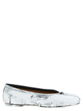 Maison Margiela Weiße Ballerinas aus Lammleder