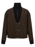 Maison Margiela Brauner Woll-Bomber