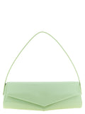 Jil Sander Zweifarbige Schultertasche aus Kalbsleder