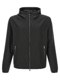Fendi Schwarze Shell-Jacke aus Polyester