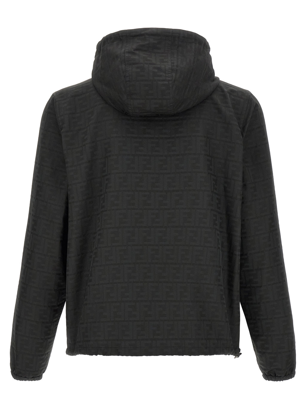 Fendi Schwarze Shell-Jacke aus Polyester