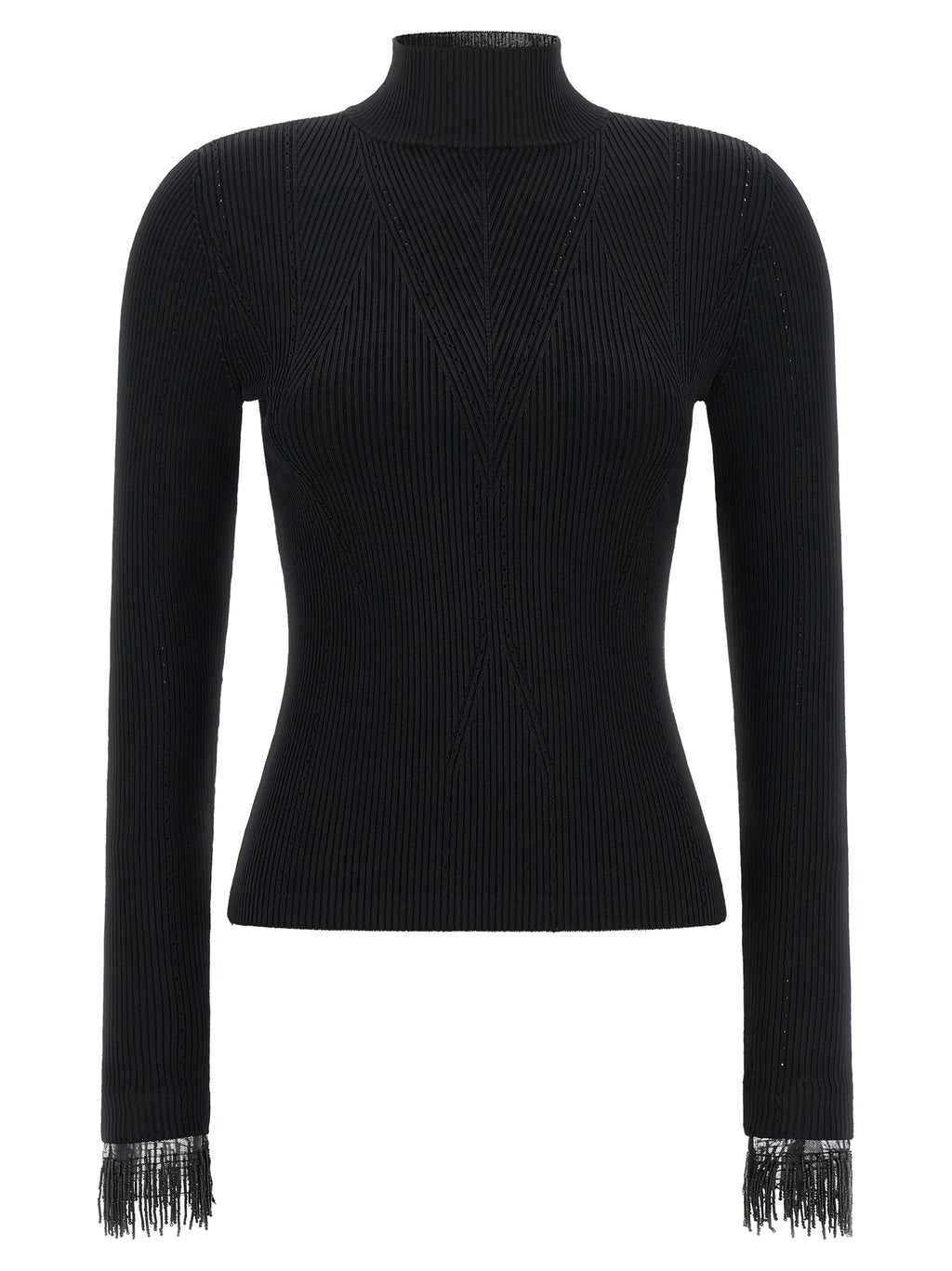 Twinset Schwarzer Cardigan aus Viskose