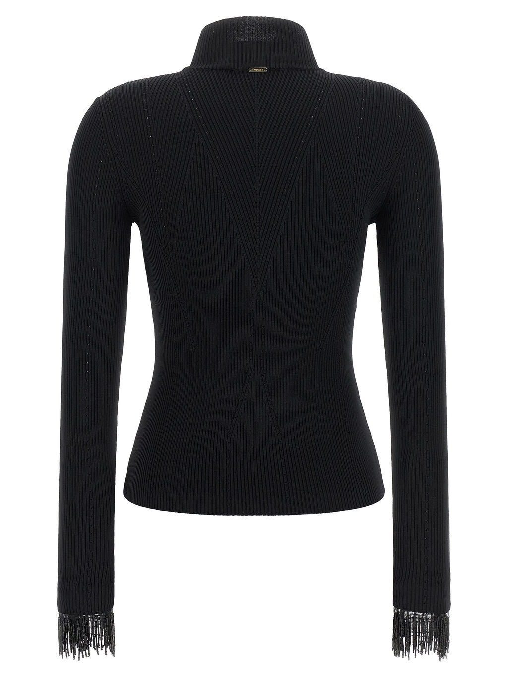 Twinset Schwarzer Cardigan aus Viskose