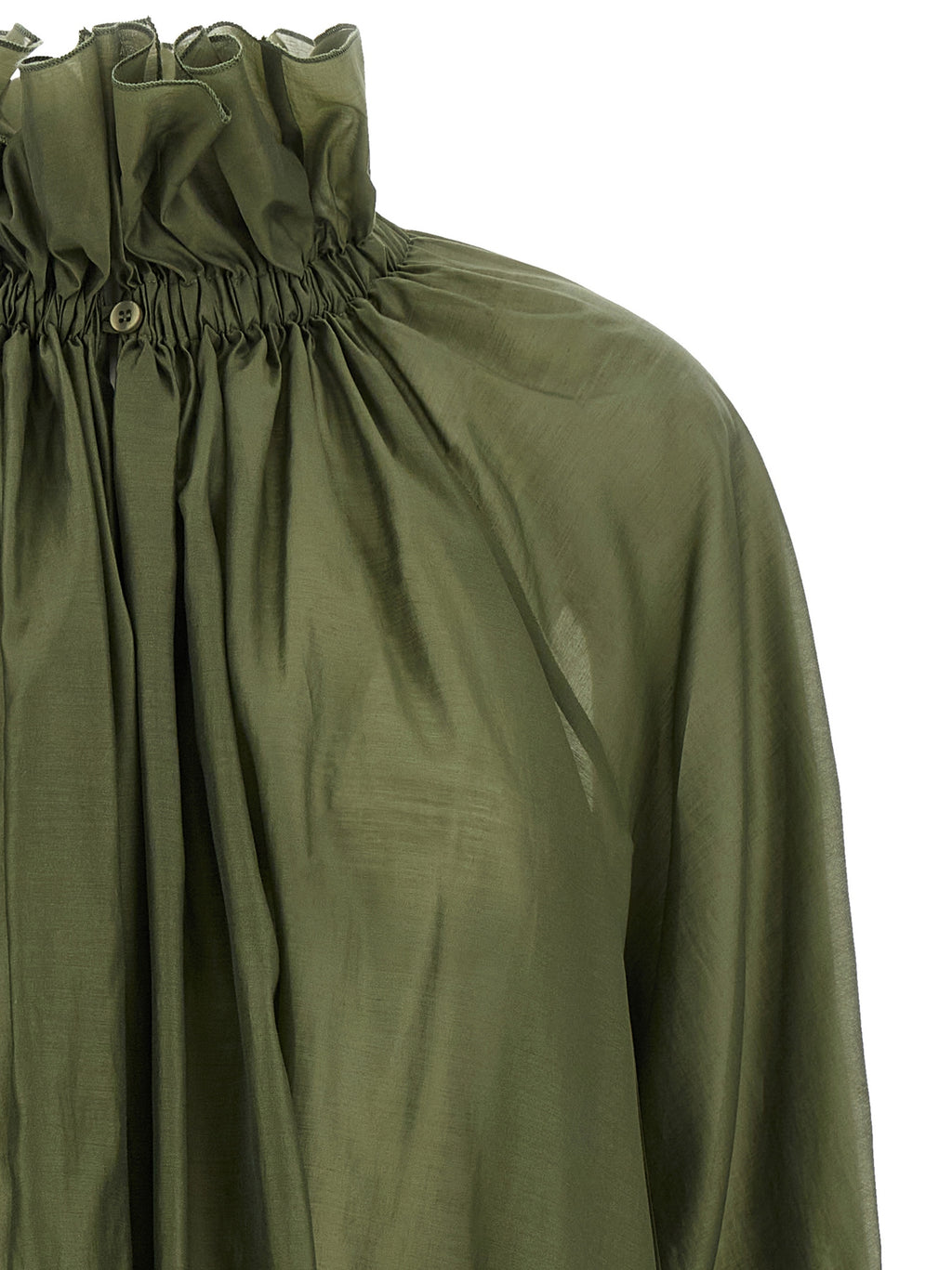 THELATEST Zweifarbige Lyocell-Bluse