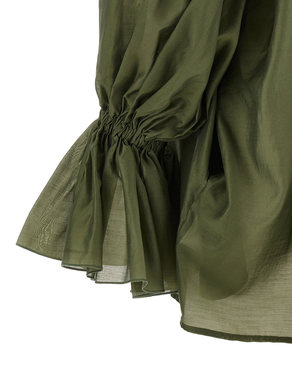 THELATEST Zweifarbige Lyocell-Bluse