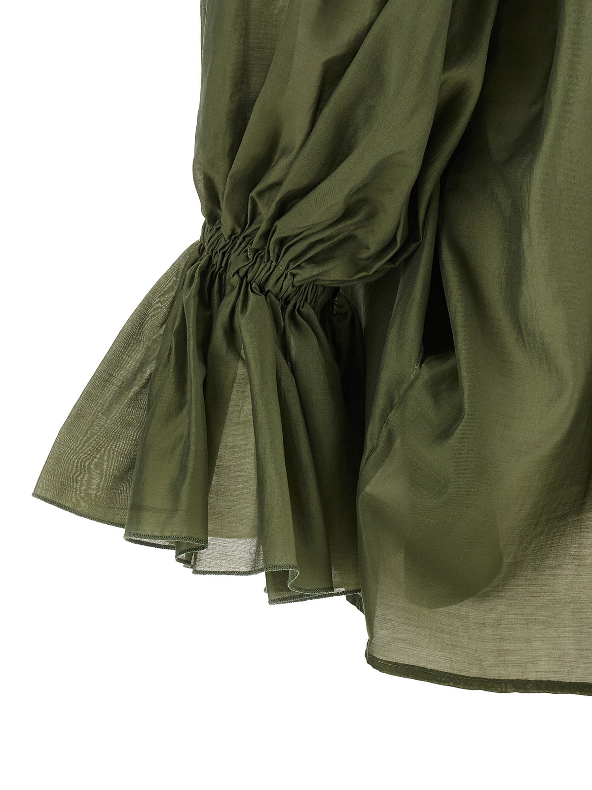 THELATEST Zweifarbige Lyocell-Bluse