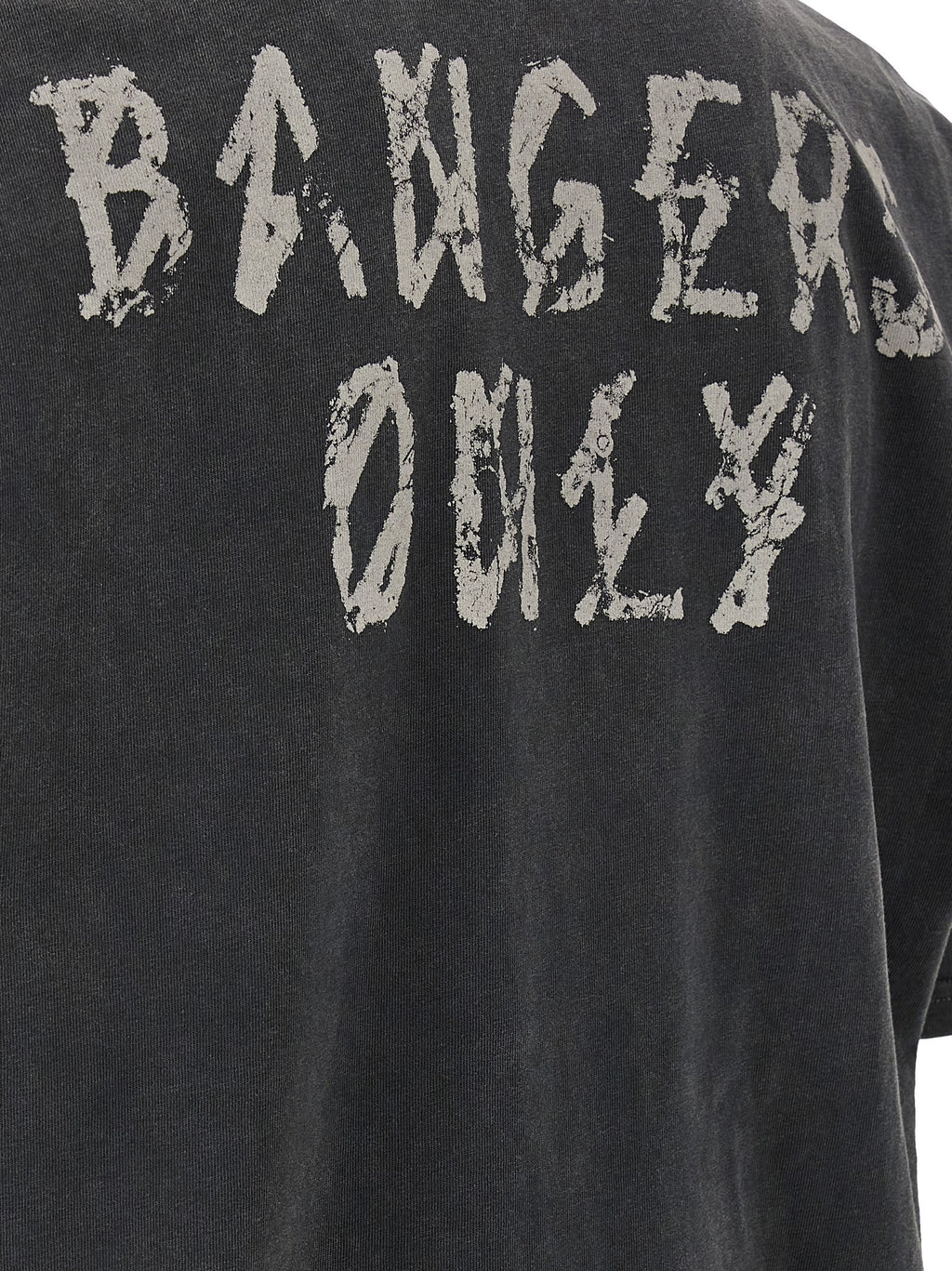 44 Label Group Schwarzes Baumwoll-T-Shirt