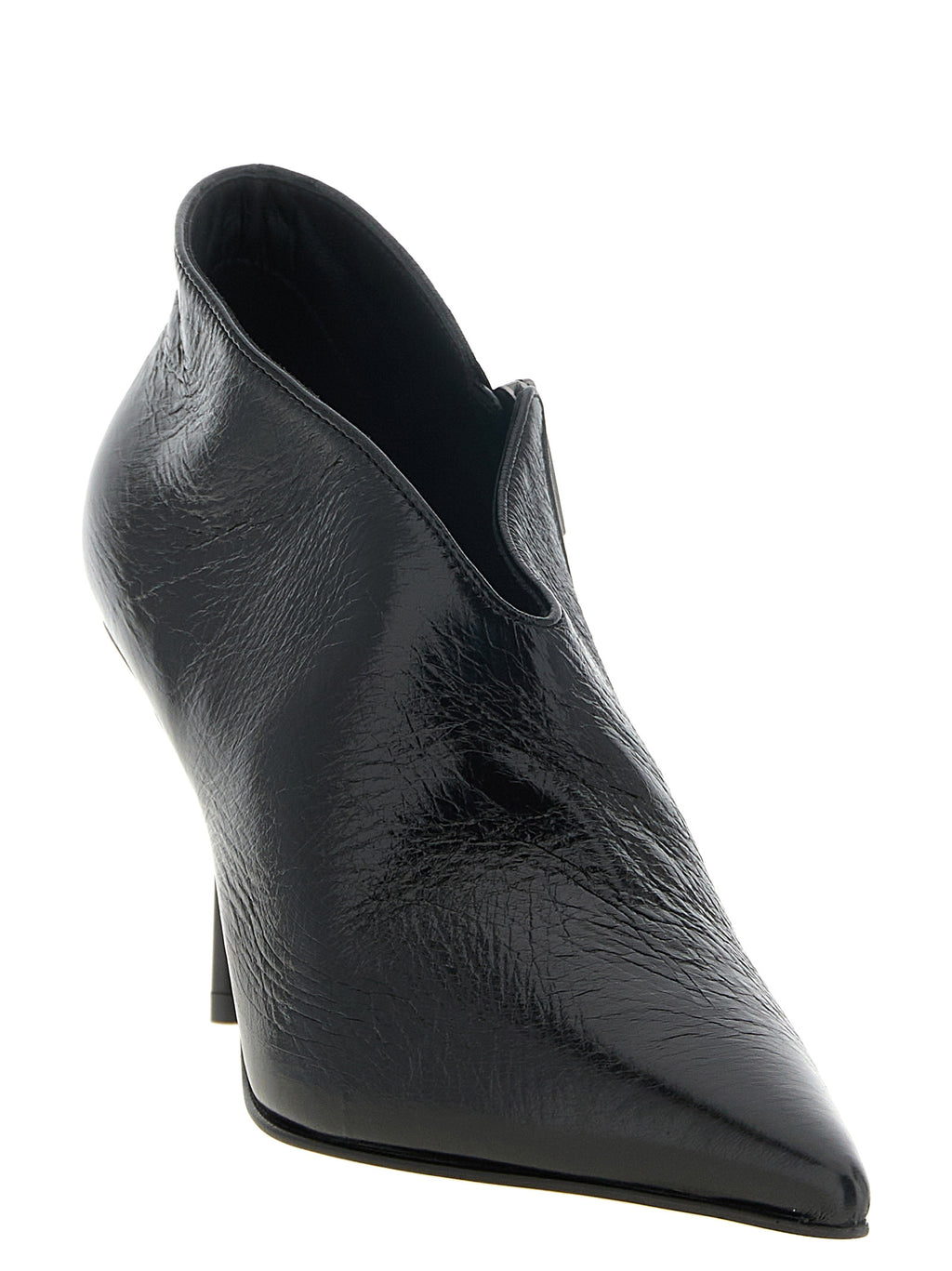 LE SILLA Schwarze Ankle Boots aus Nubukleder