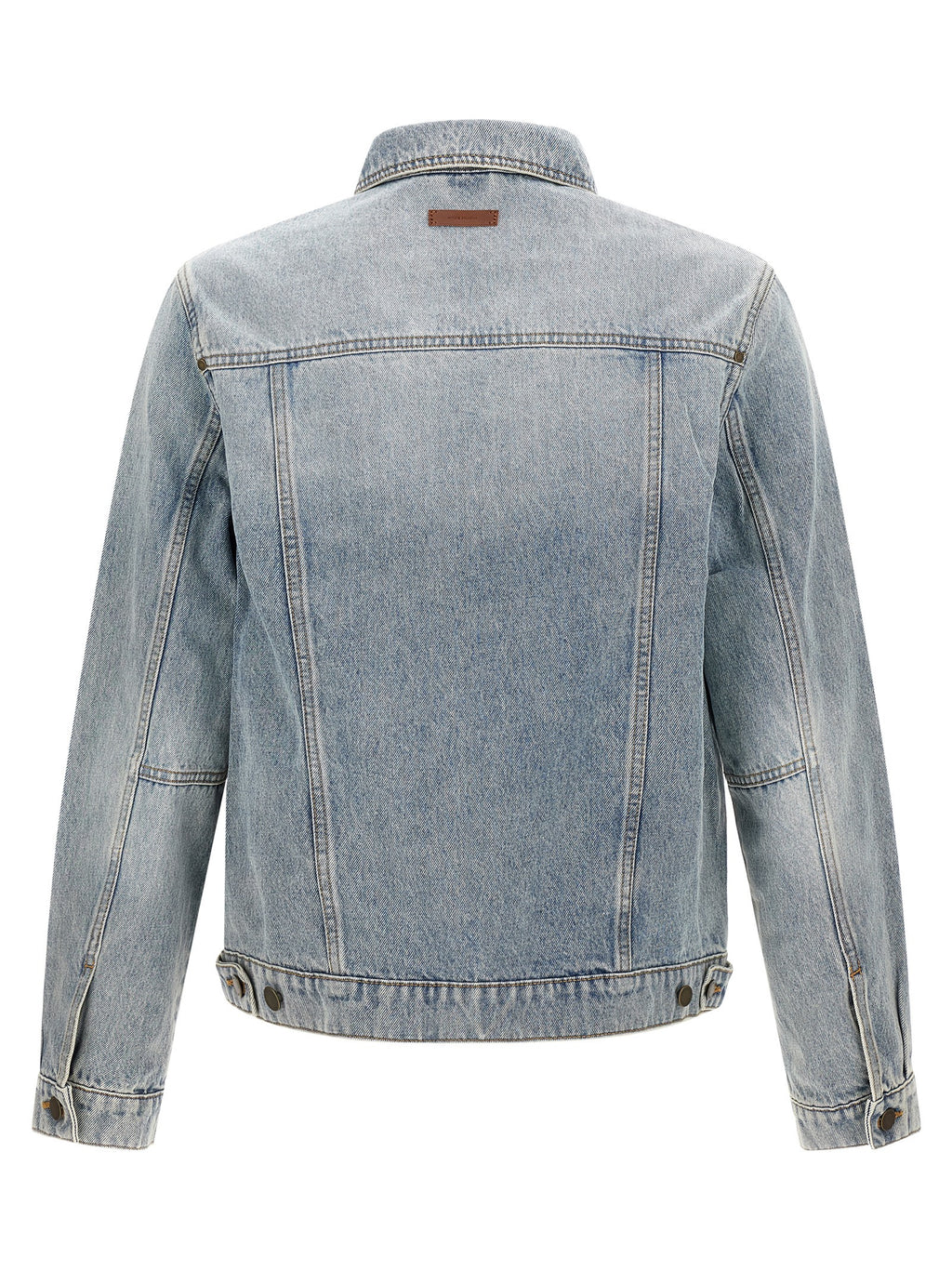 Entire Studios Blaue Jeansjacke aus Baumwolle