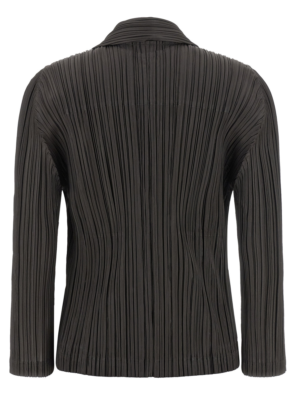 PLEATS PLEASE ISSEY MIYAKE Grauer Polyester-Blazer