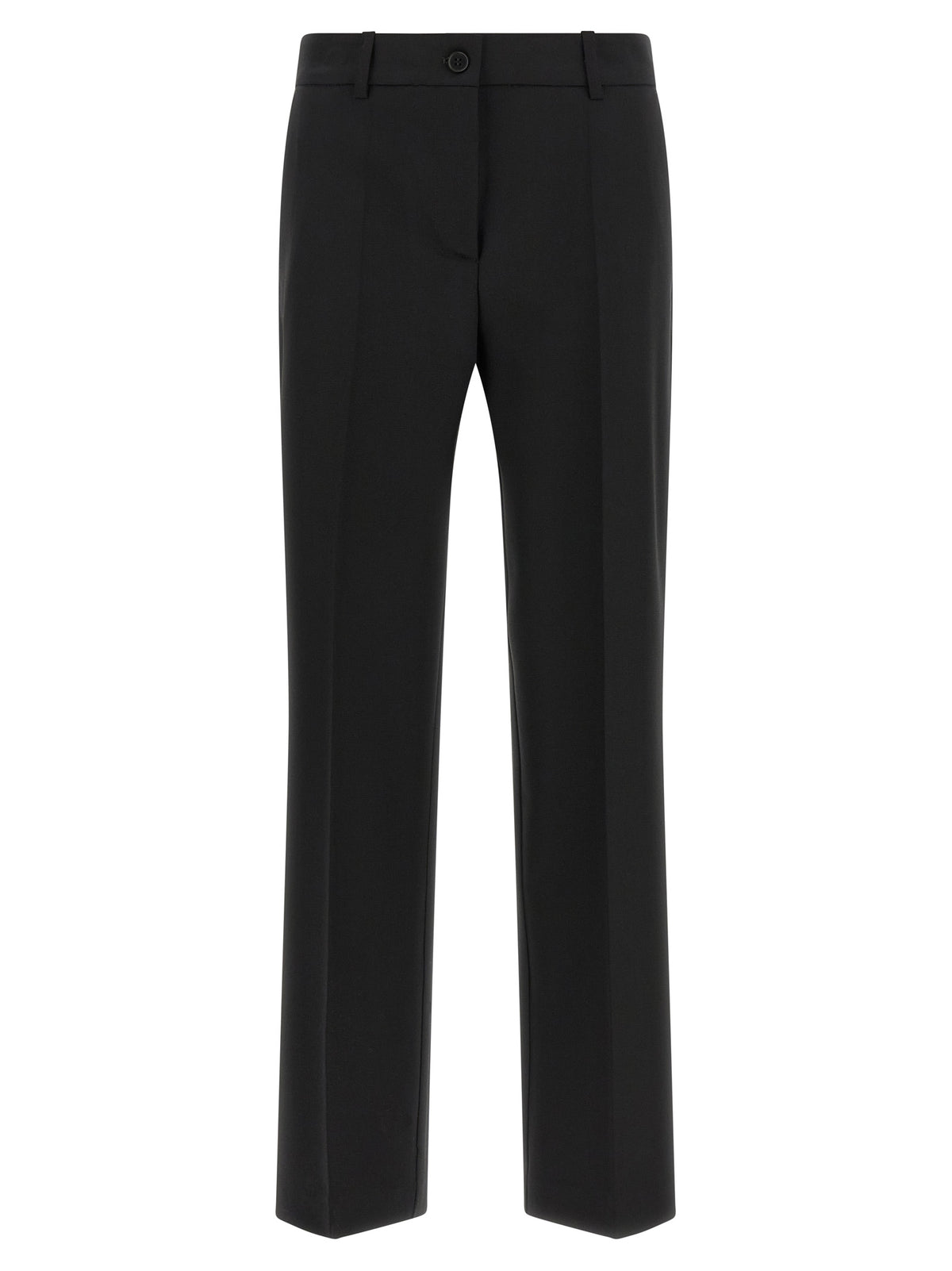 P.A.R.O.S.H. Schwarze Hose aus reiner Schurwolle