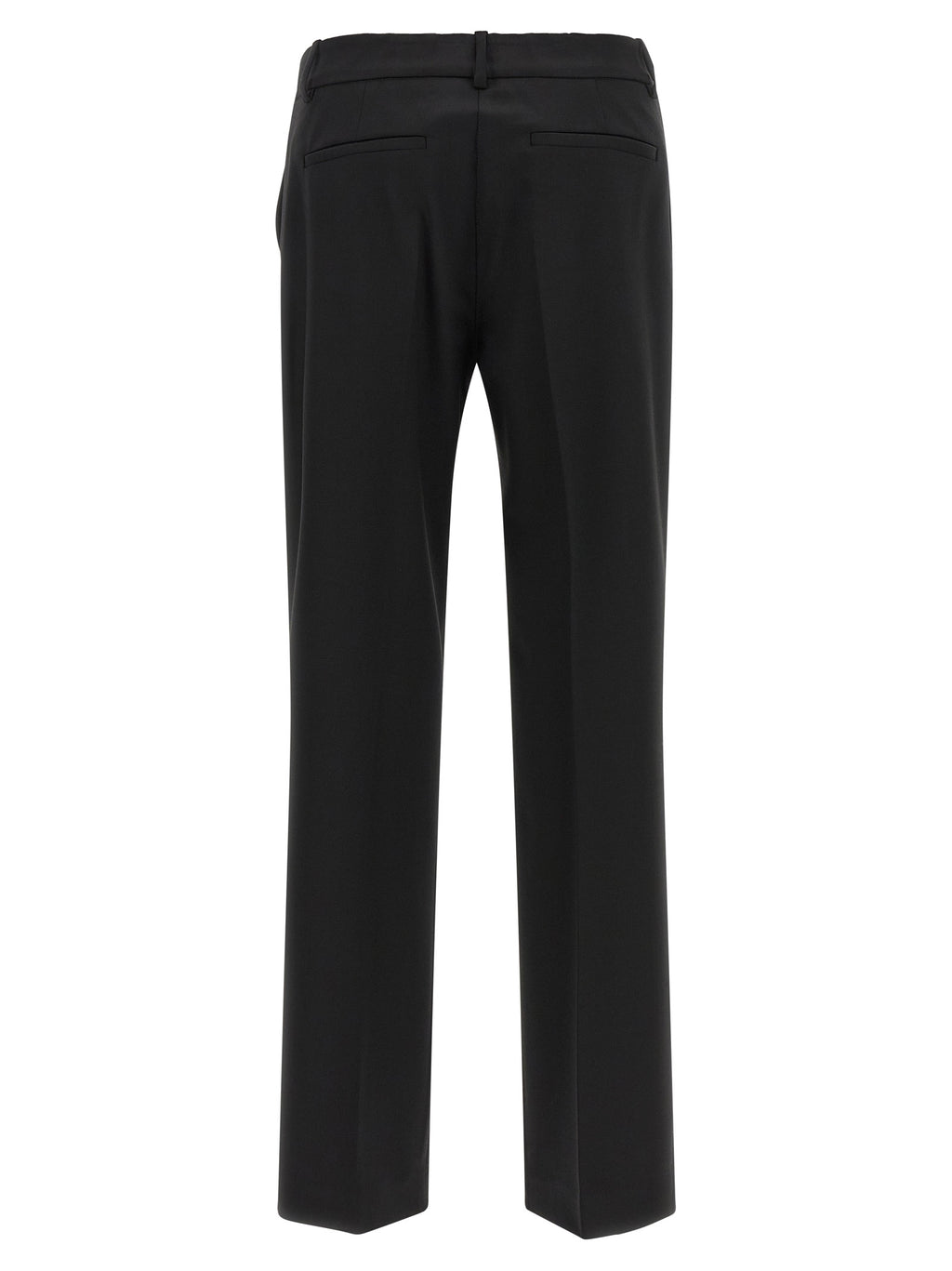 P.A.R.O.S.H. Schwarze Hose aus reiner Schurwolle