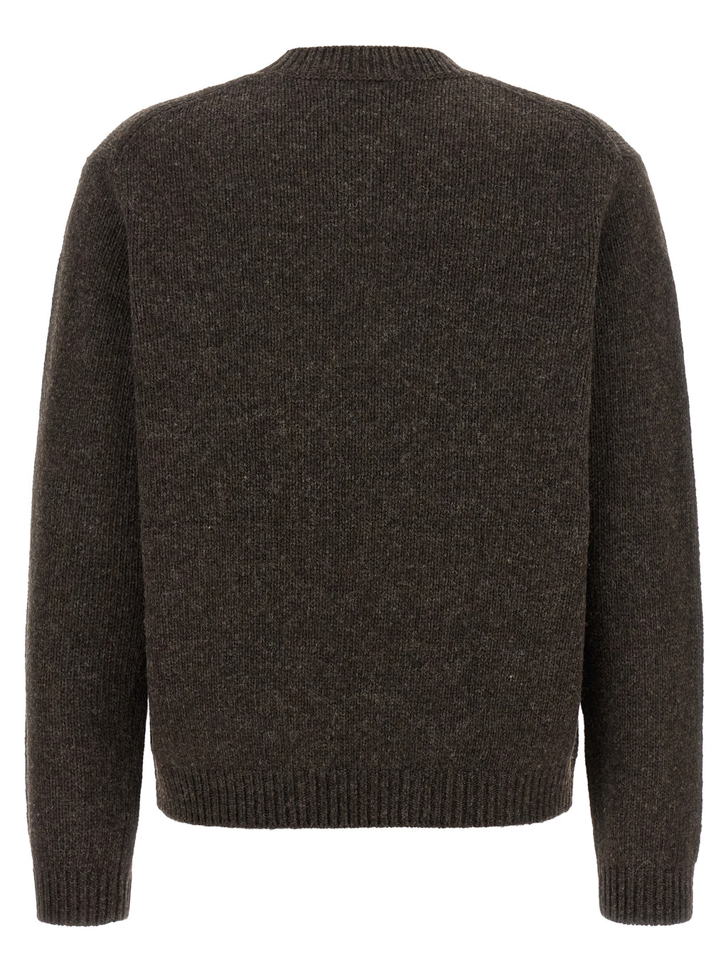 Maison Kitsuné Brauner Wollcardigan