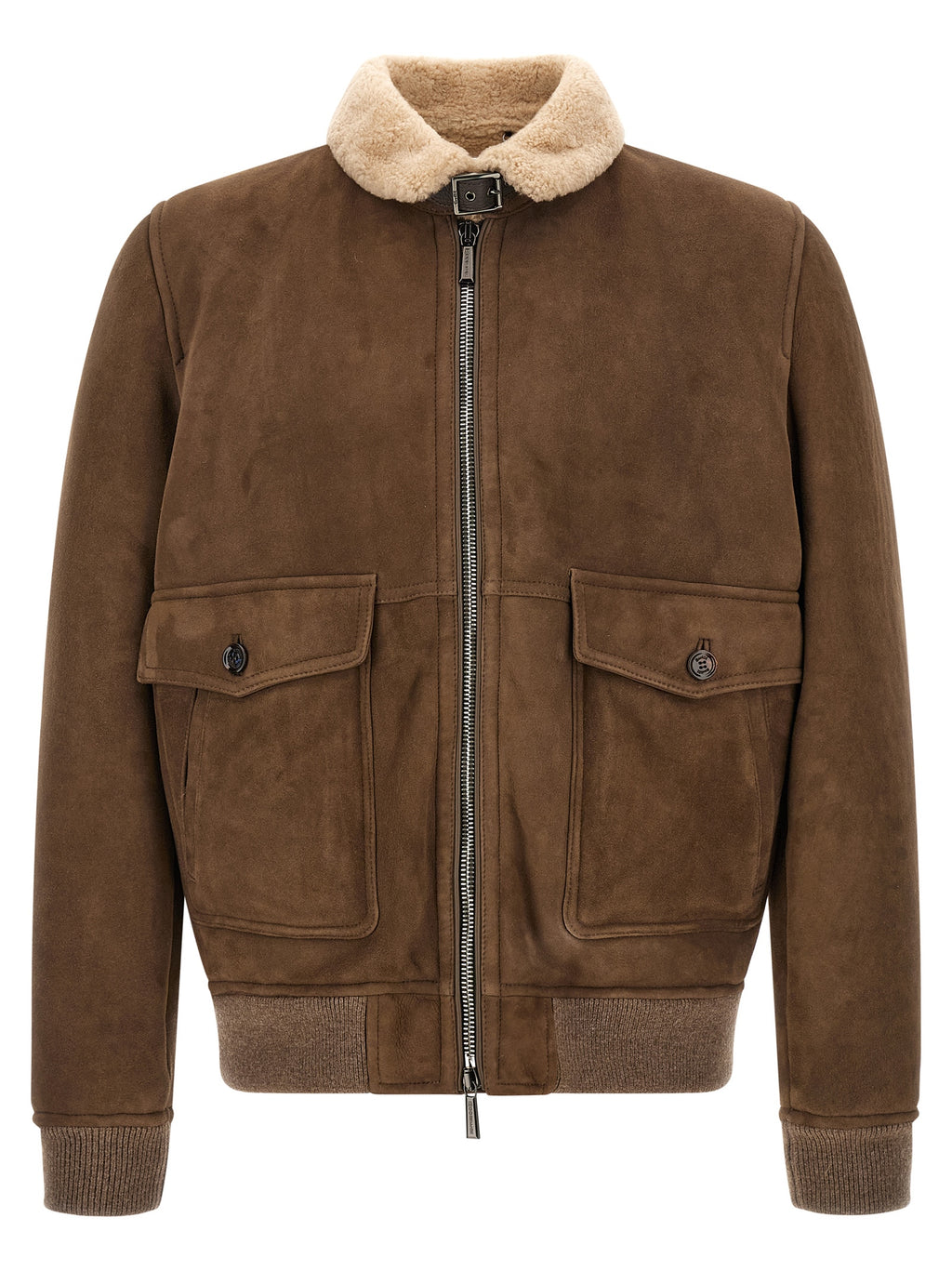 MooRER Brauner Woll-Bomber
