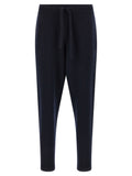 Roberto Collina Blaue Jogginghose aus Merinowolle (Trainingshose)