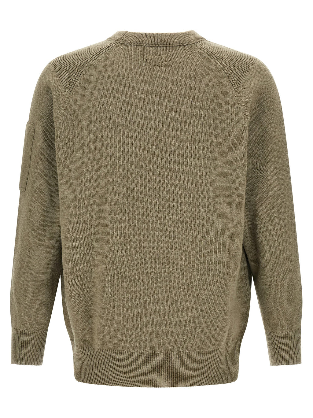 C.P. Company Zweifarbige Wollstrickjacke
