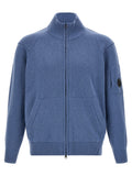 C.P. Company Blauer Wollcardigan