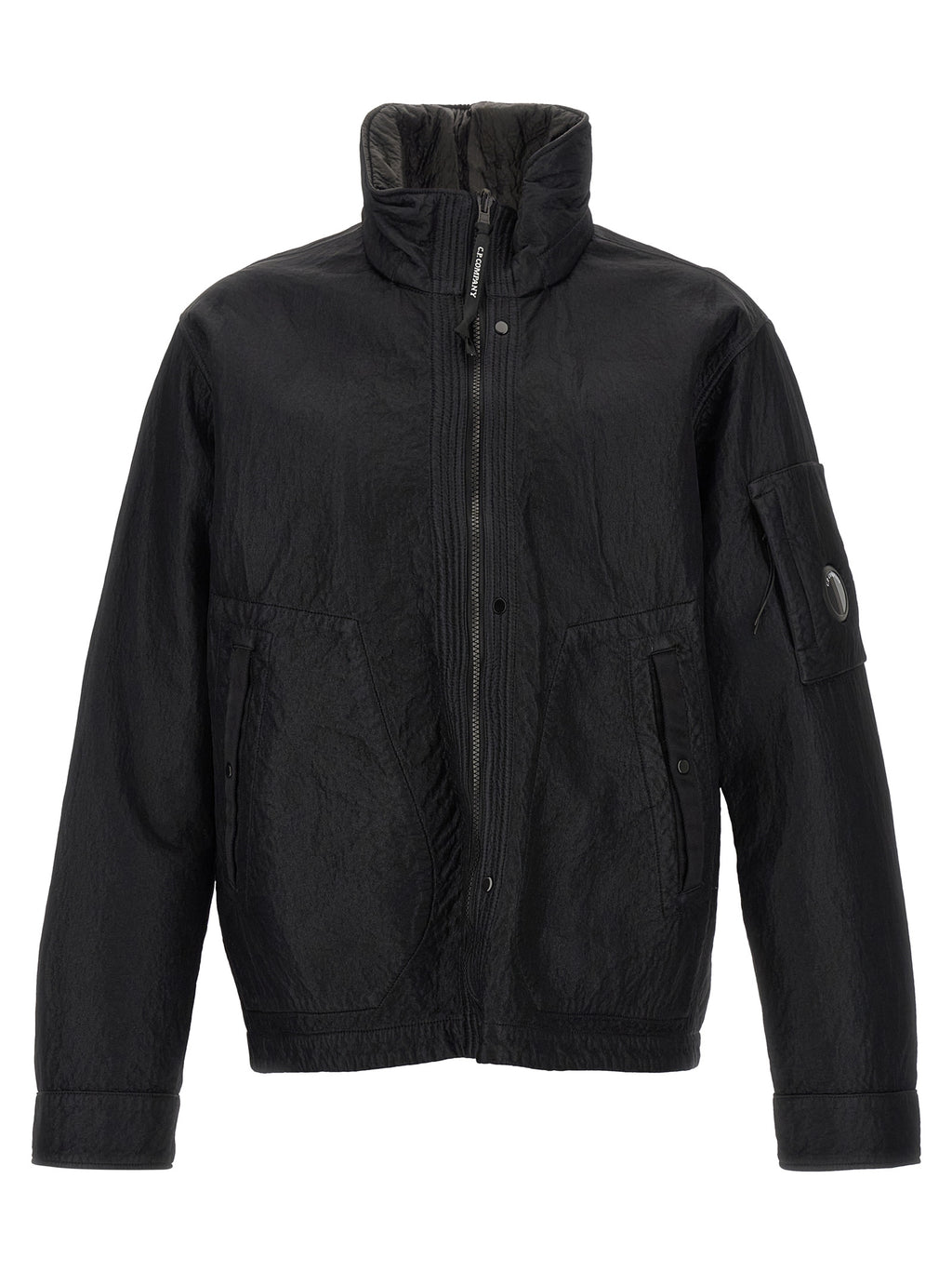 C.P. Company Schwarze Polyamid-Shell-Jacke