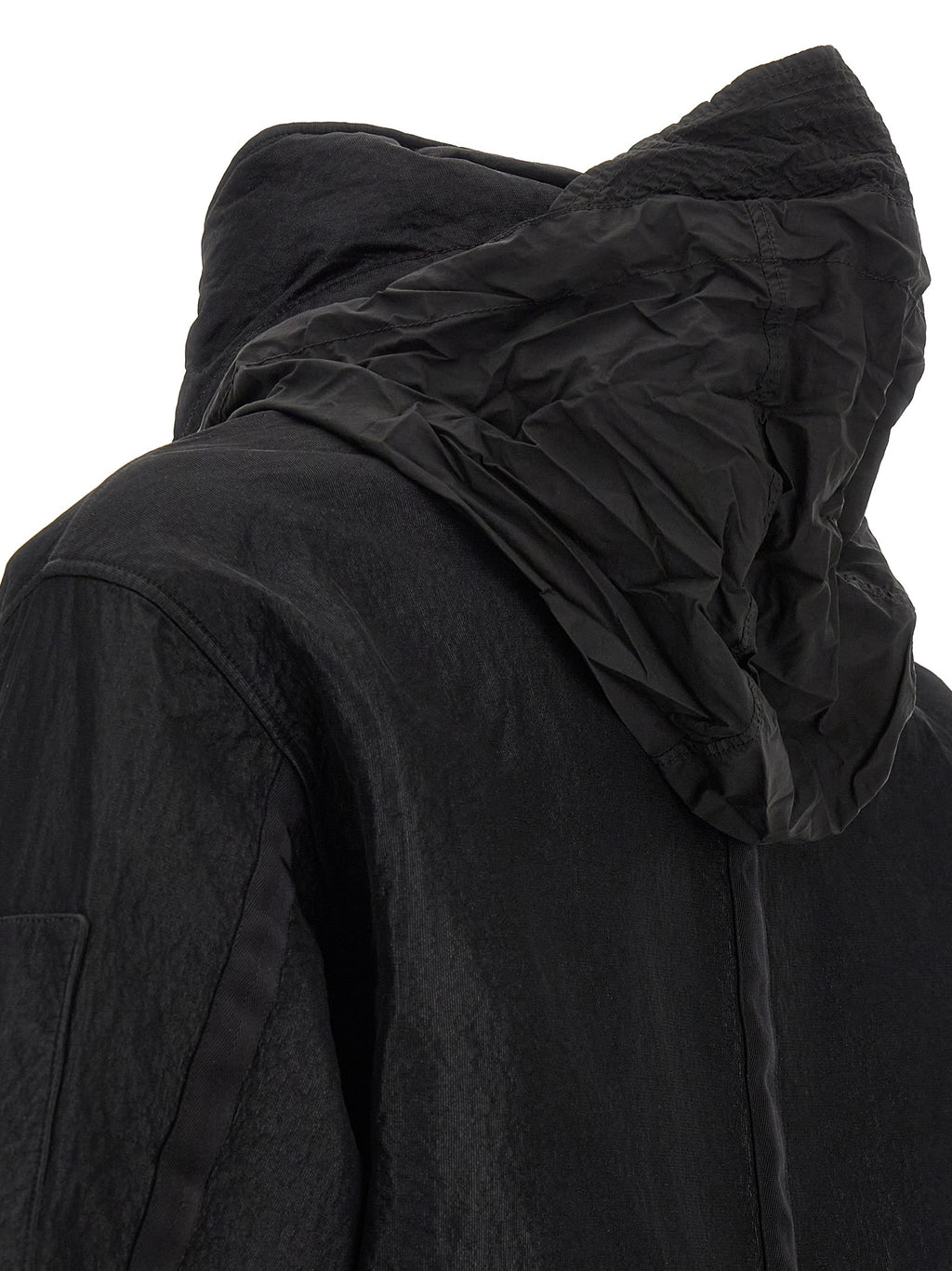 C.P. Company Schwarze Polyamid-Shell-Jacke