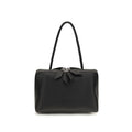The Attico Schwarze Bos Taurus Kalbsleder Schultertasche