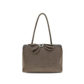 The Attico Graue Bos Taurus Kalbsleder Schultertasche