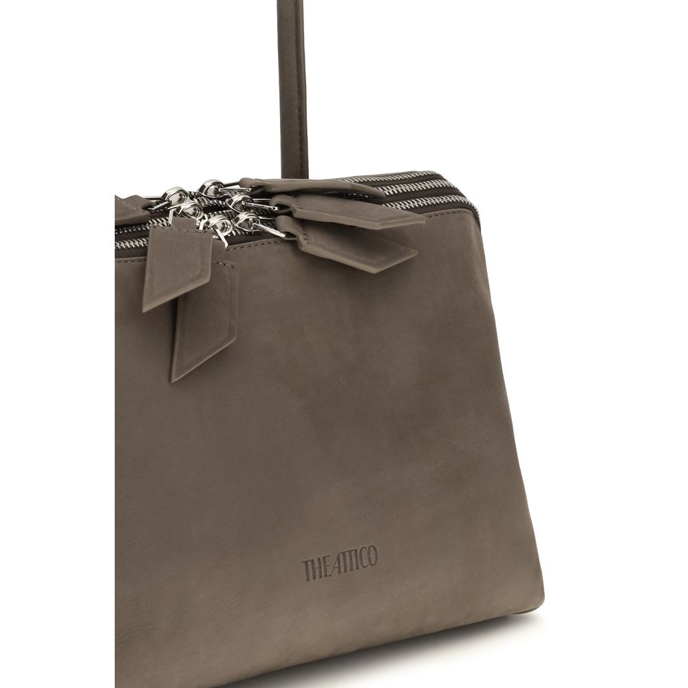 The Attico Graue Bos Taurus Kalbsleder Schultertasche